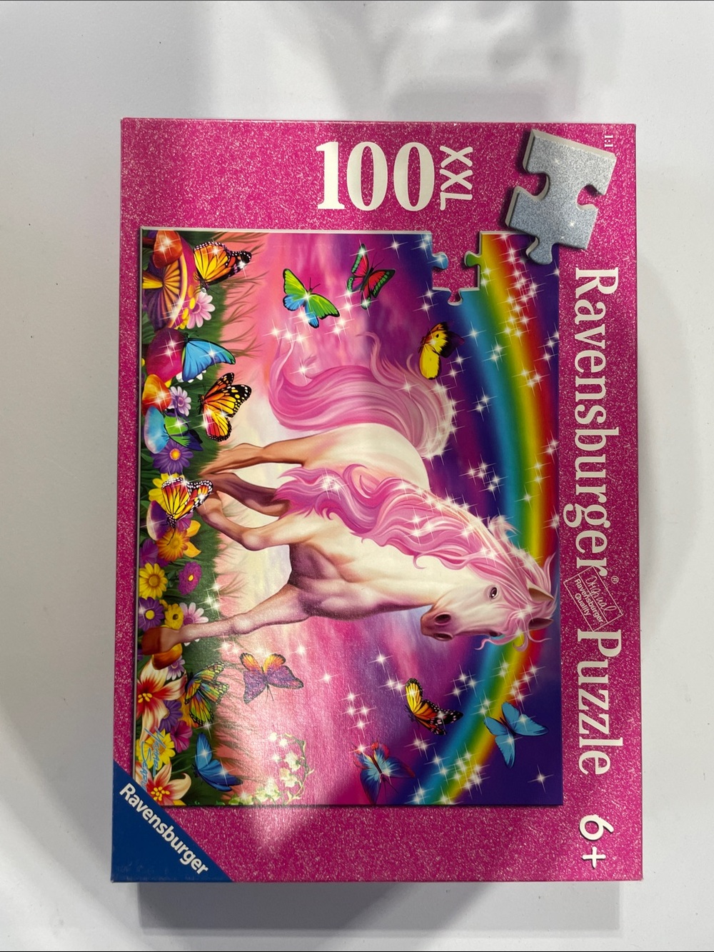Ravensburger 100 XXL Piece Unicorn Puzzle - Pink Rainbow